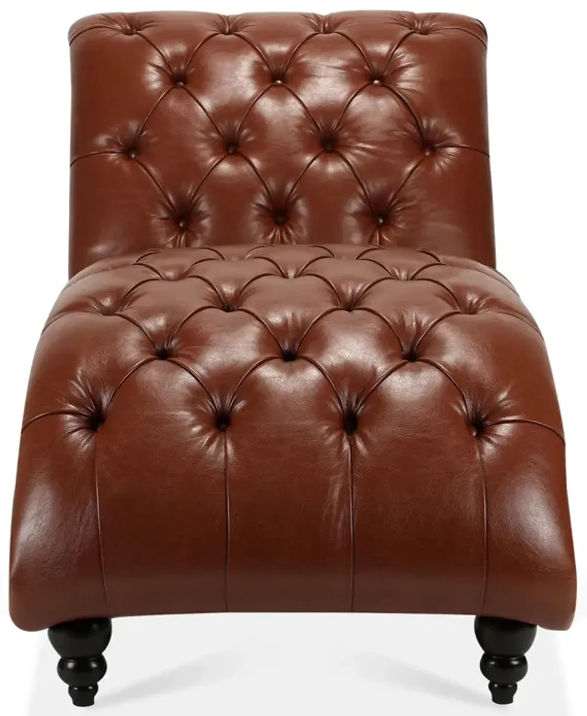 Tufted Armless Chaise Lounge