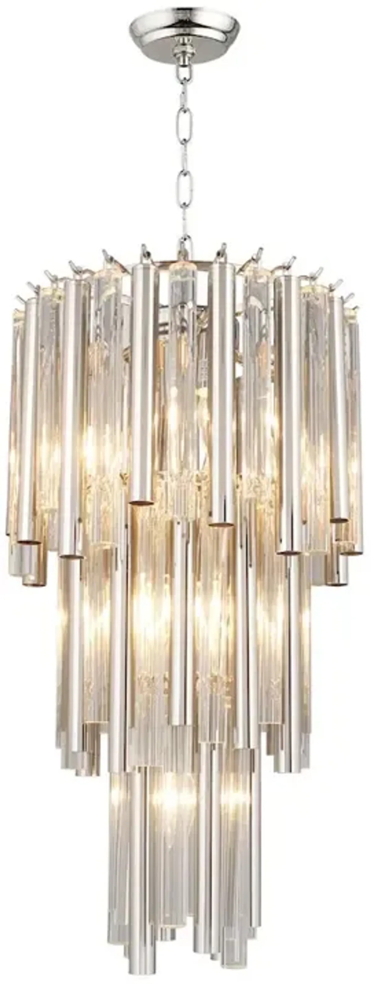Helena 3-Tier Glass Pendant