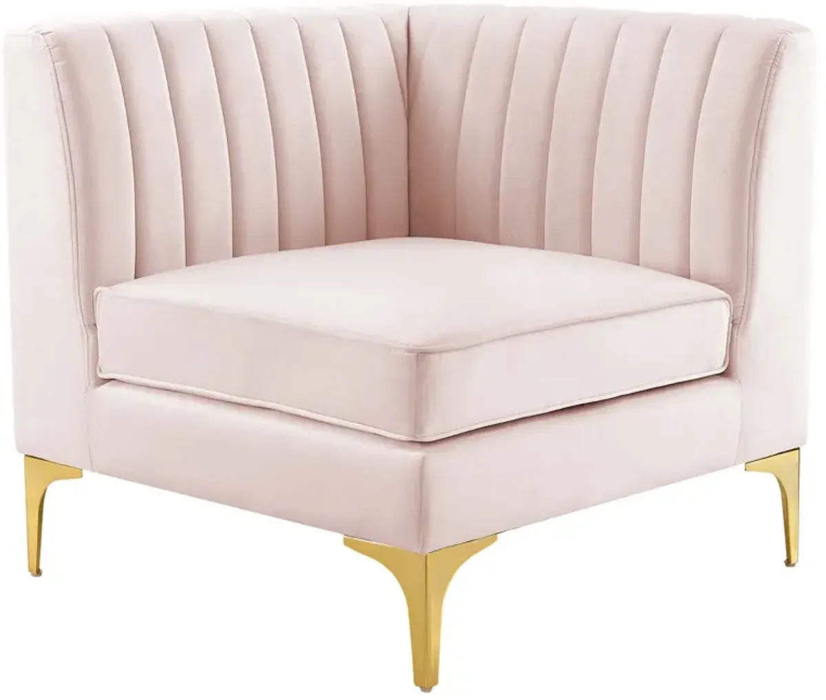 Triumph Channel Tufted Performance Velvet Loveseat