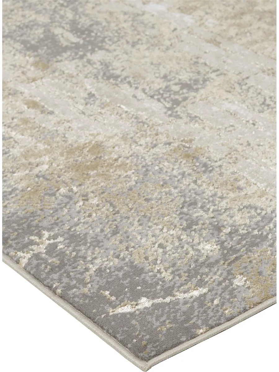 Aura 3567F Ivory/Gold/Gray 2'10" x 7'10" Rug