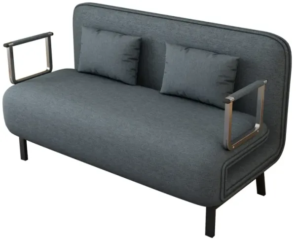 Merax Tri-Fold Sleeper Sofa  Loveseat with Adjustable Backrest