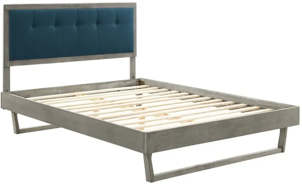 Modway - Willow Queen Wood Platform Bed with Angular Frame