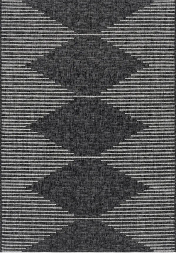 Eagean EAG-2348 2'7' x 12' Black Rug