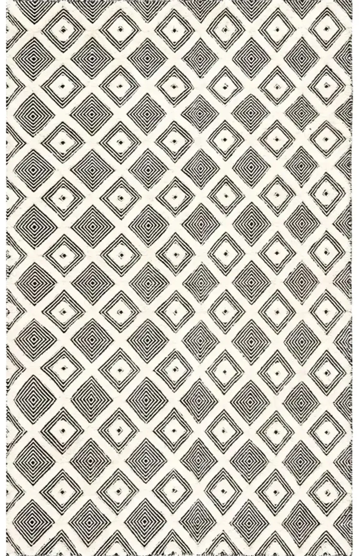 Rebecca Dosc Black 7'10" X 10'10" Rug