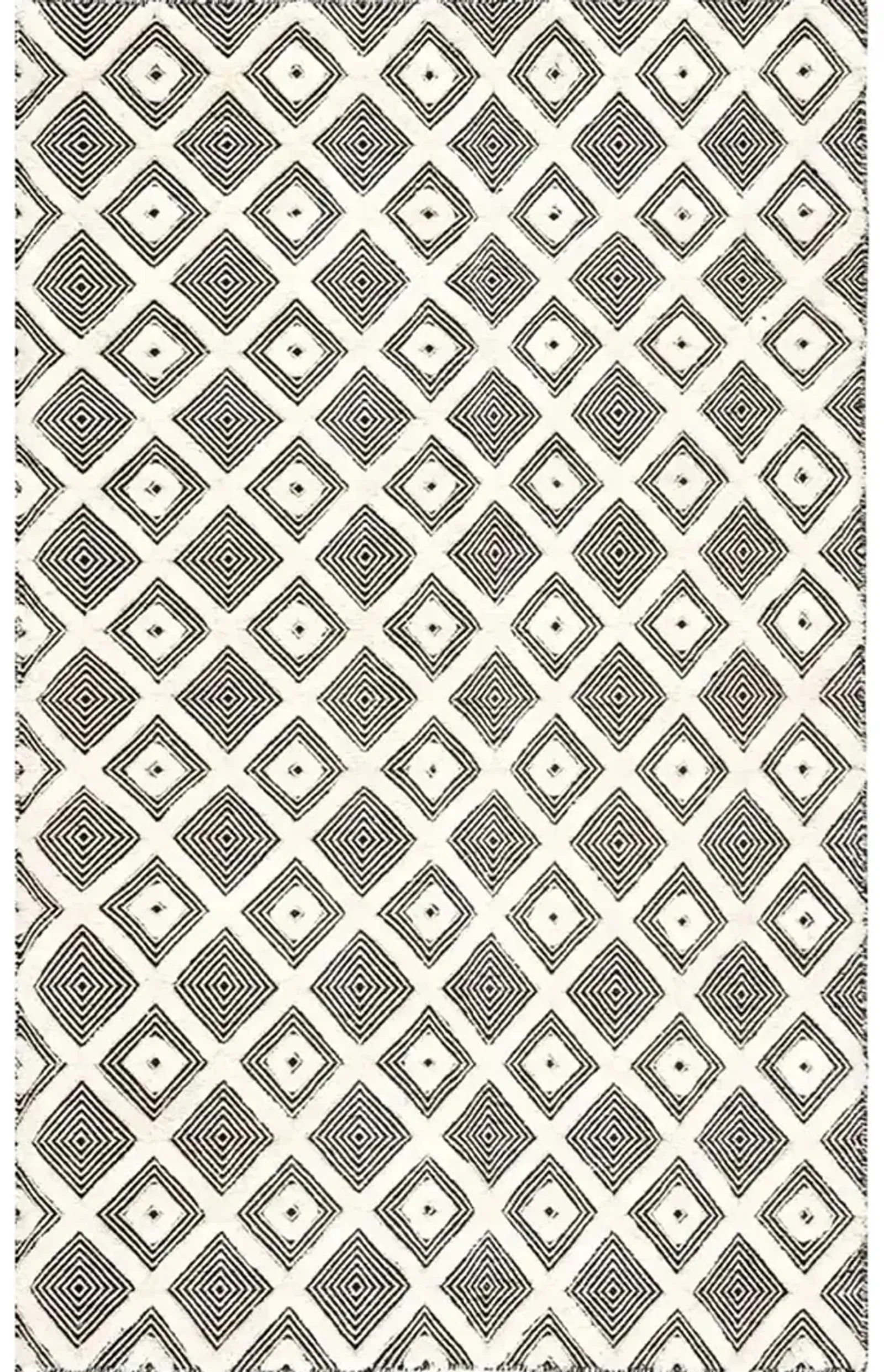 Rebecca Dosc Black 7'10" X 10'10" Rug