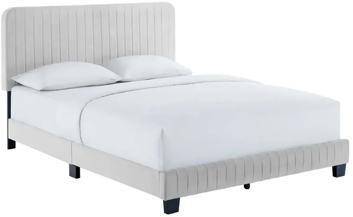 Modway - Celine Channel Tufted Performance Velvet Full Platform Bed