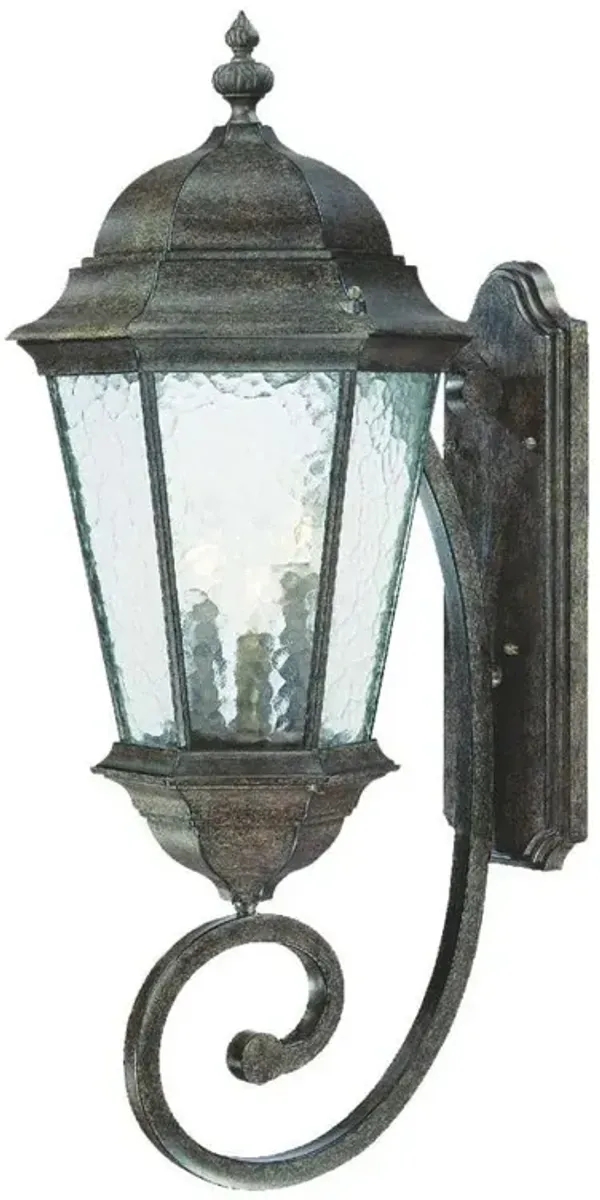 Hivvago Telfair 3-Light Black Coral Wall Light