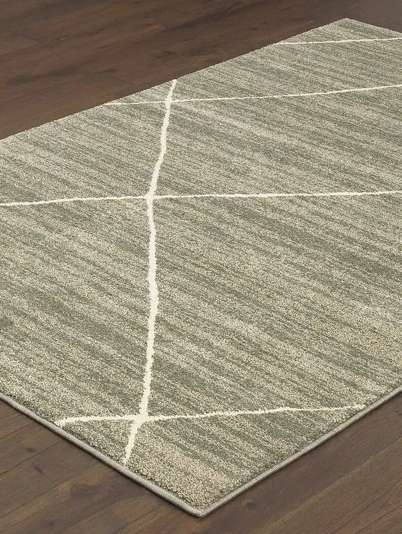 Carson 5'3" x 7'3" Grey Rug