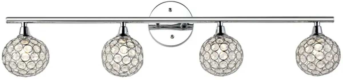 Maeve Iron/Glass Contemporary Glam LED Vanity Light