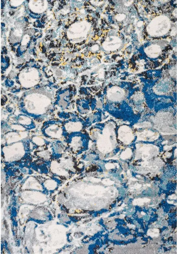 Pebble Marbled Abstract Area Rug