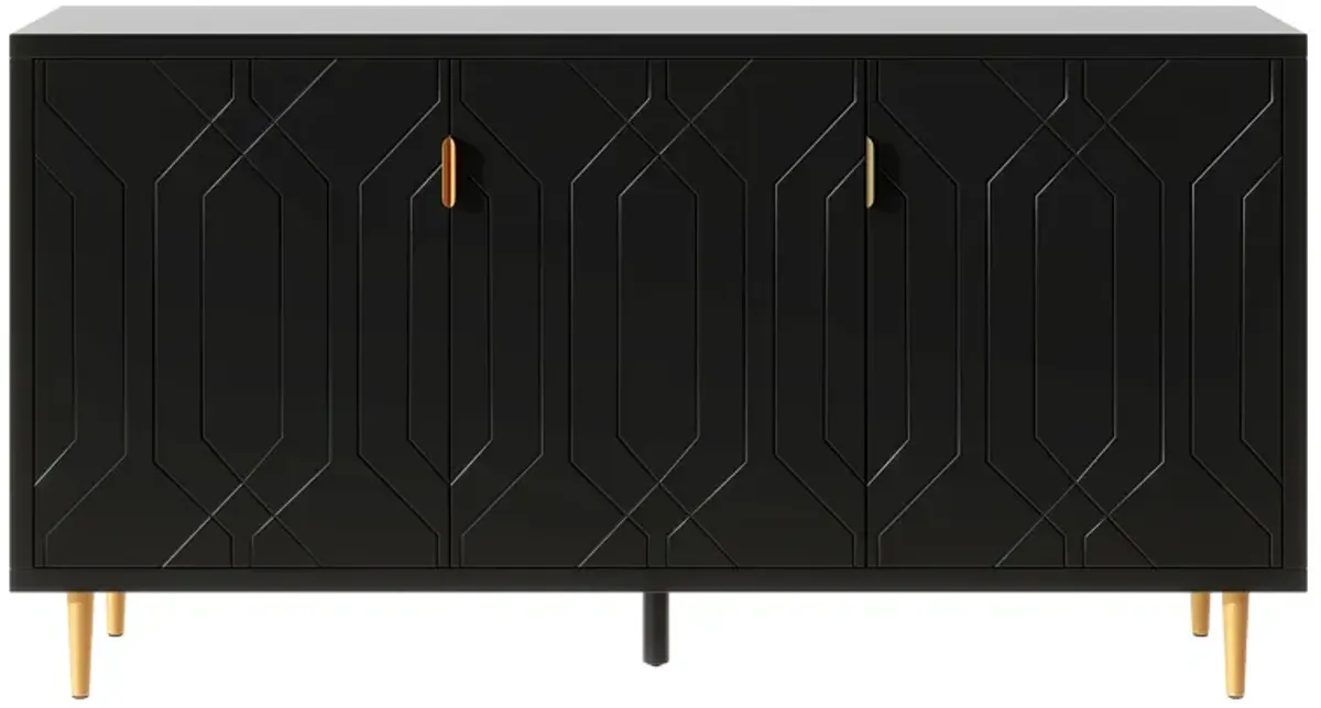 Merax Contemporary Storage Sideboard Cabinet TV Stand