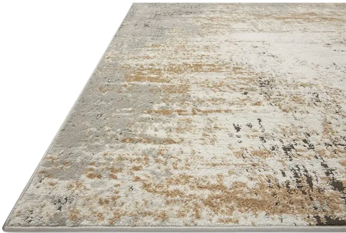 Bianca BIA01 Stone/Gold 7'11" x 10'6" Rug