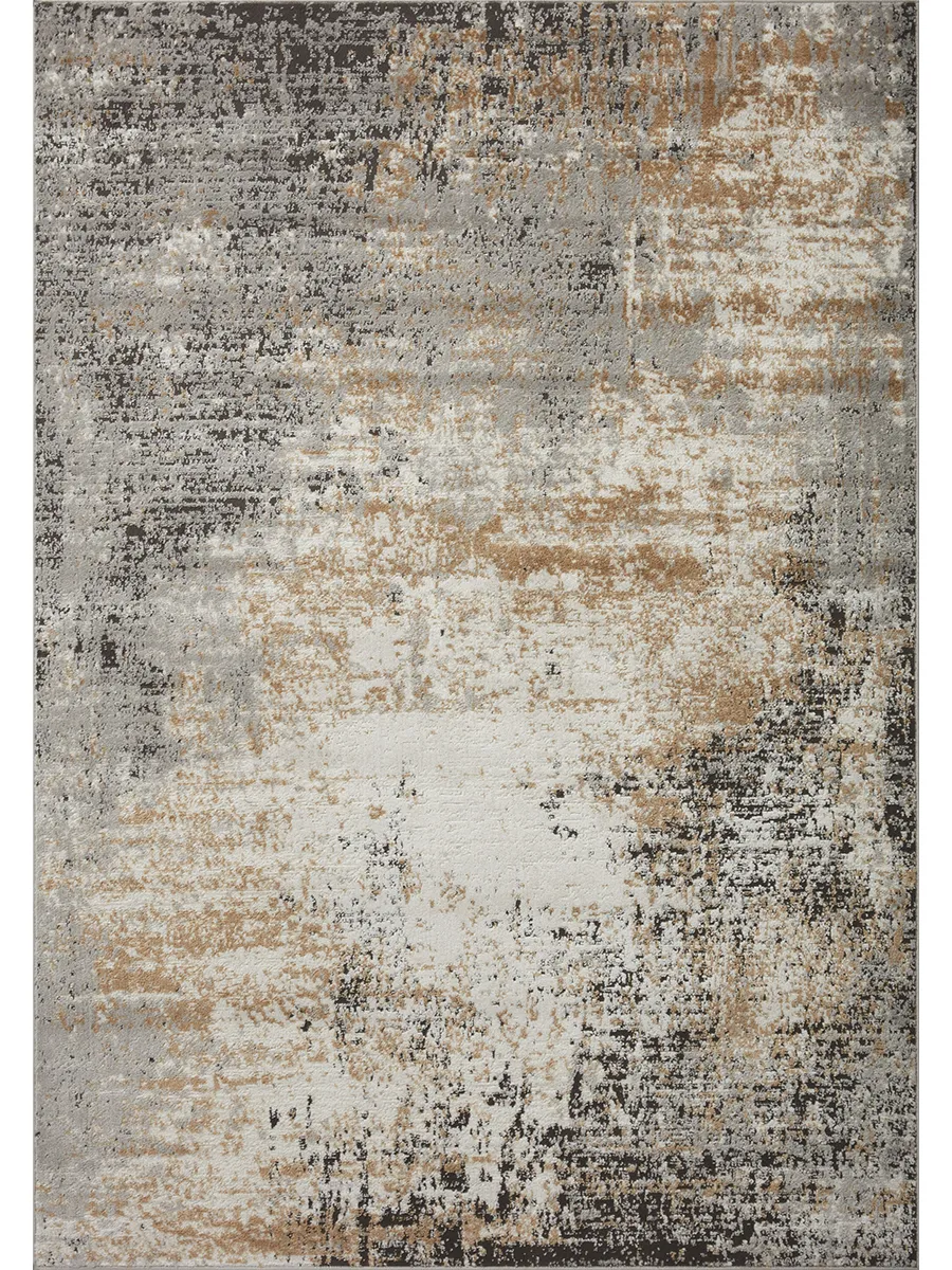 Bianca BIA01 Stone/Gold 7'11" x 10'6" Rug