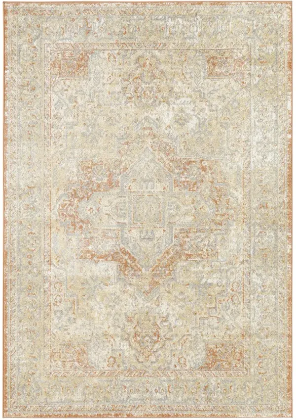 Nourison Essentials Persian NRE07 Beige/Rust 4' x 6' Rug