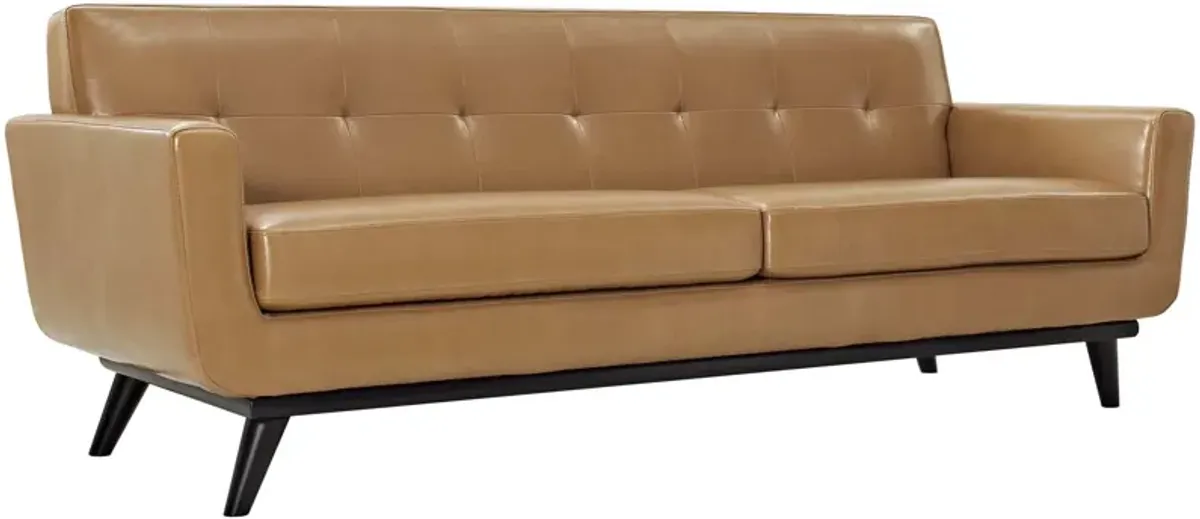 Engage Bonded Leather Sofa Brown EEI-1338-TAN