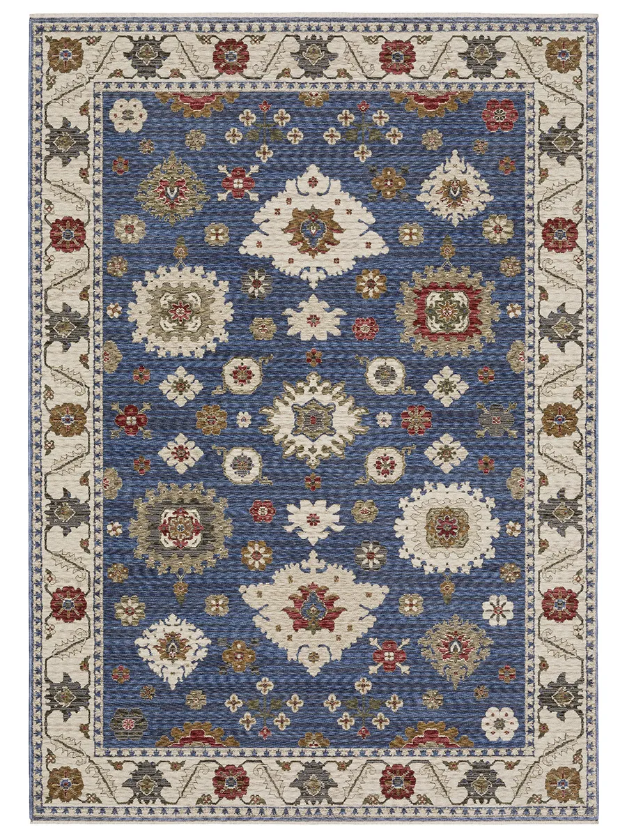 Hastings 6'7" x 9'6" Blue Rug