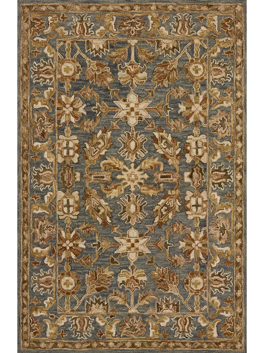 Victoria VK05 Slate/Slate 5' x 7'6" Rug