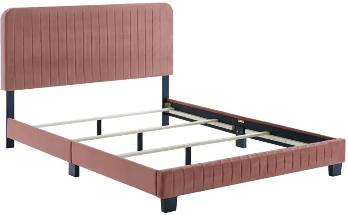 Modway - Celine Channel Tufted Performance Velvet Twin Bed