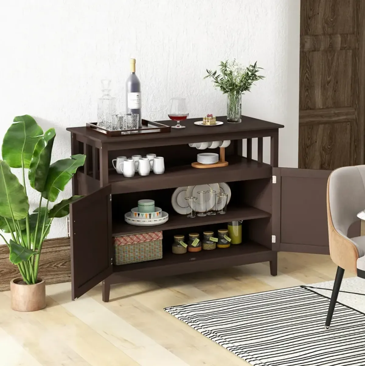 Modern Practical and Beautiful Wooden Kitchen Lockers with Large Storage Space