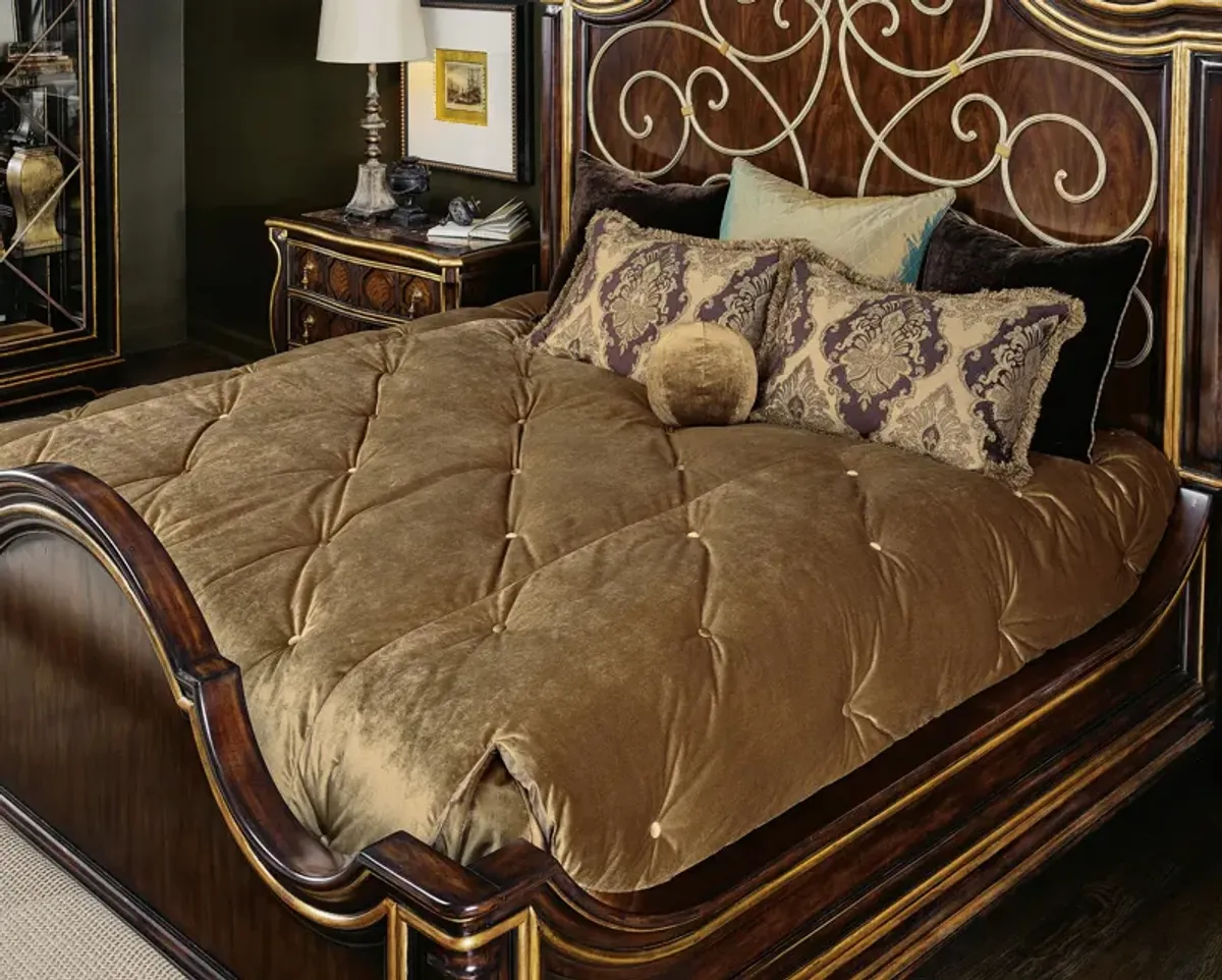 Majorca King Panel Bed