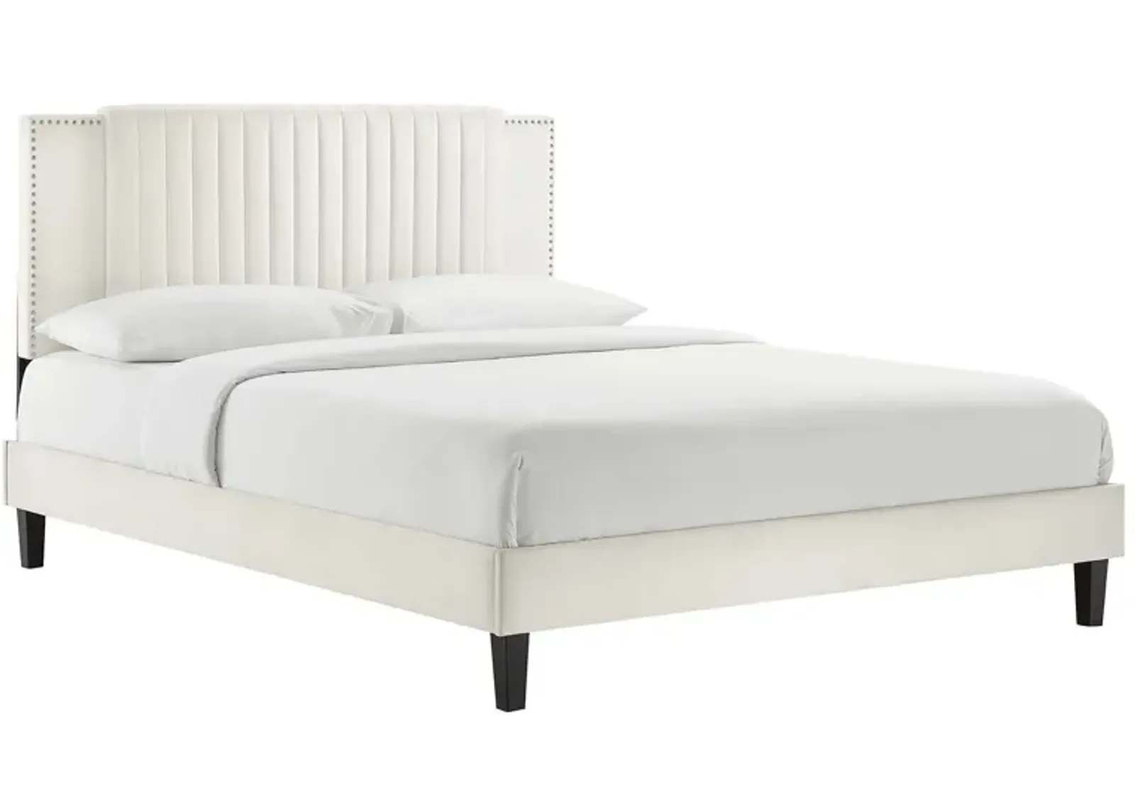 Modway - Zahra Channel Tufted Performance Velvet Queen Platform Bed