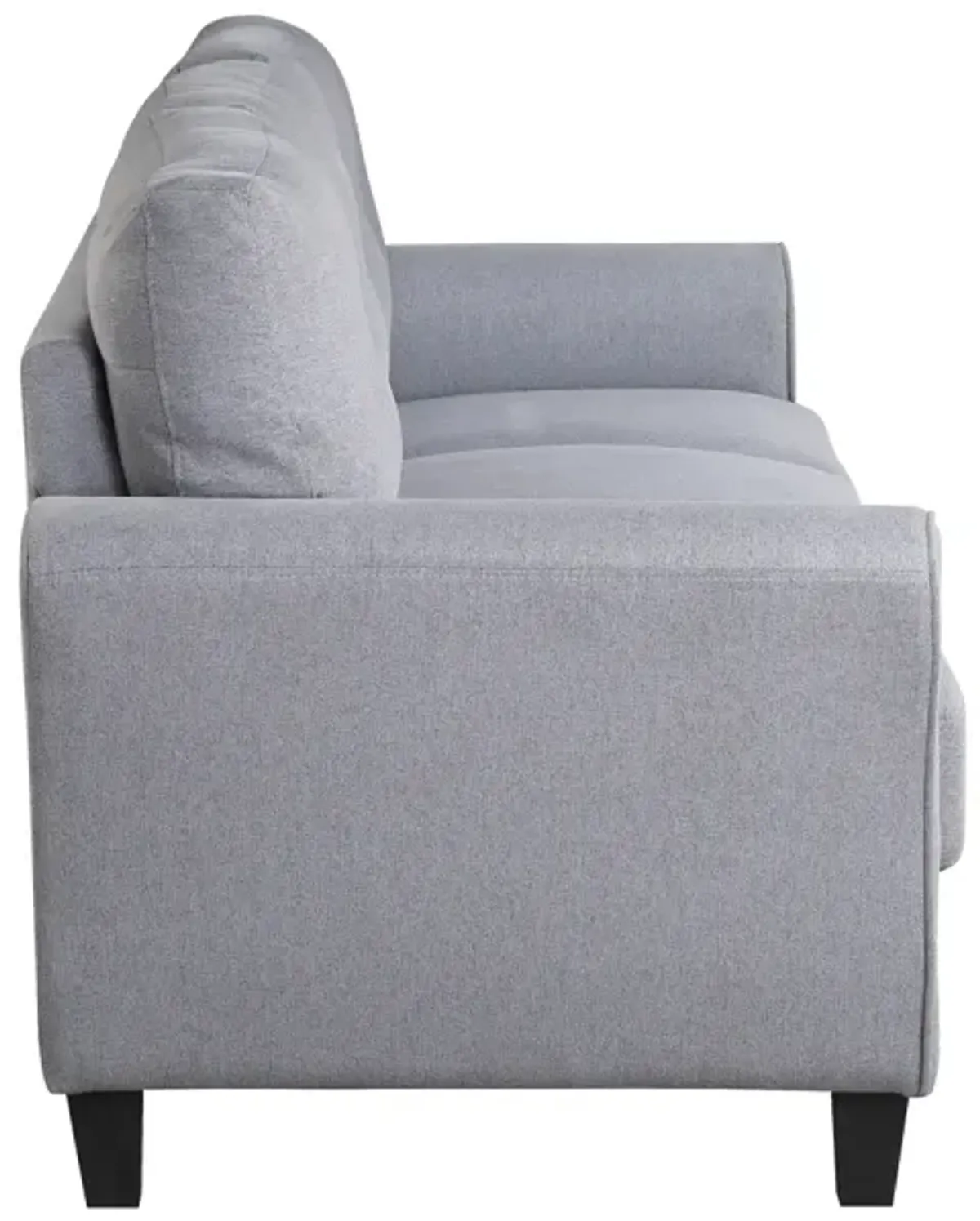 57.5" Modern Living Room Loveseat Linen Upholstered Couch Furniture For Home Or Office