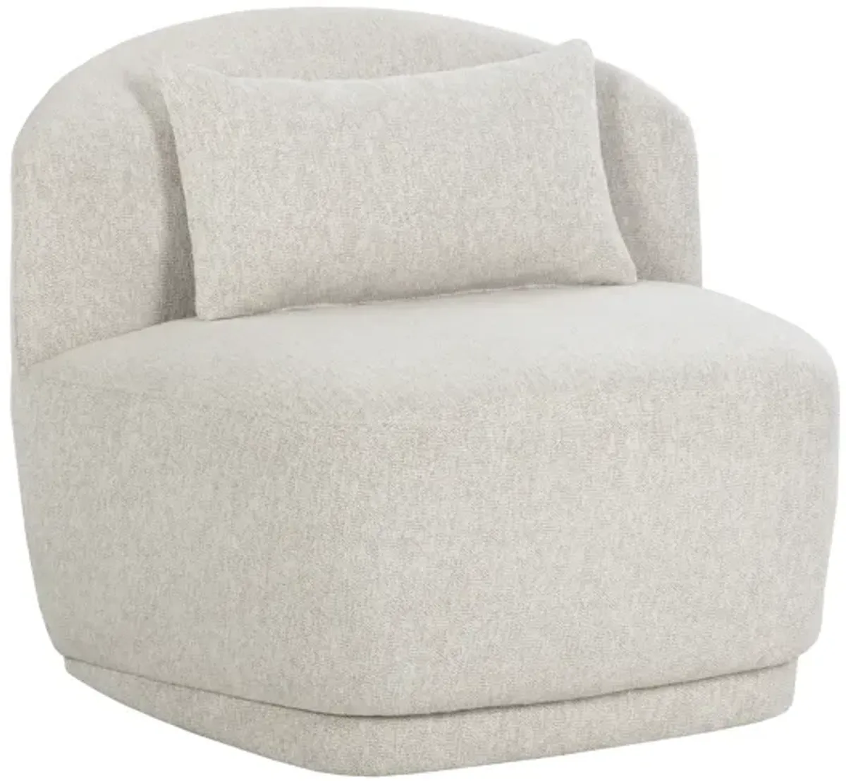 Soraya Swivel Armless Chair