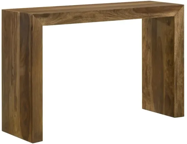 Odilia Rectangular Solid Wood Entryway Console Table Auburn