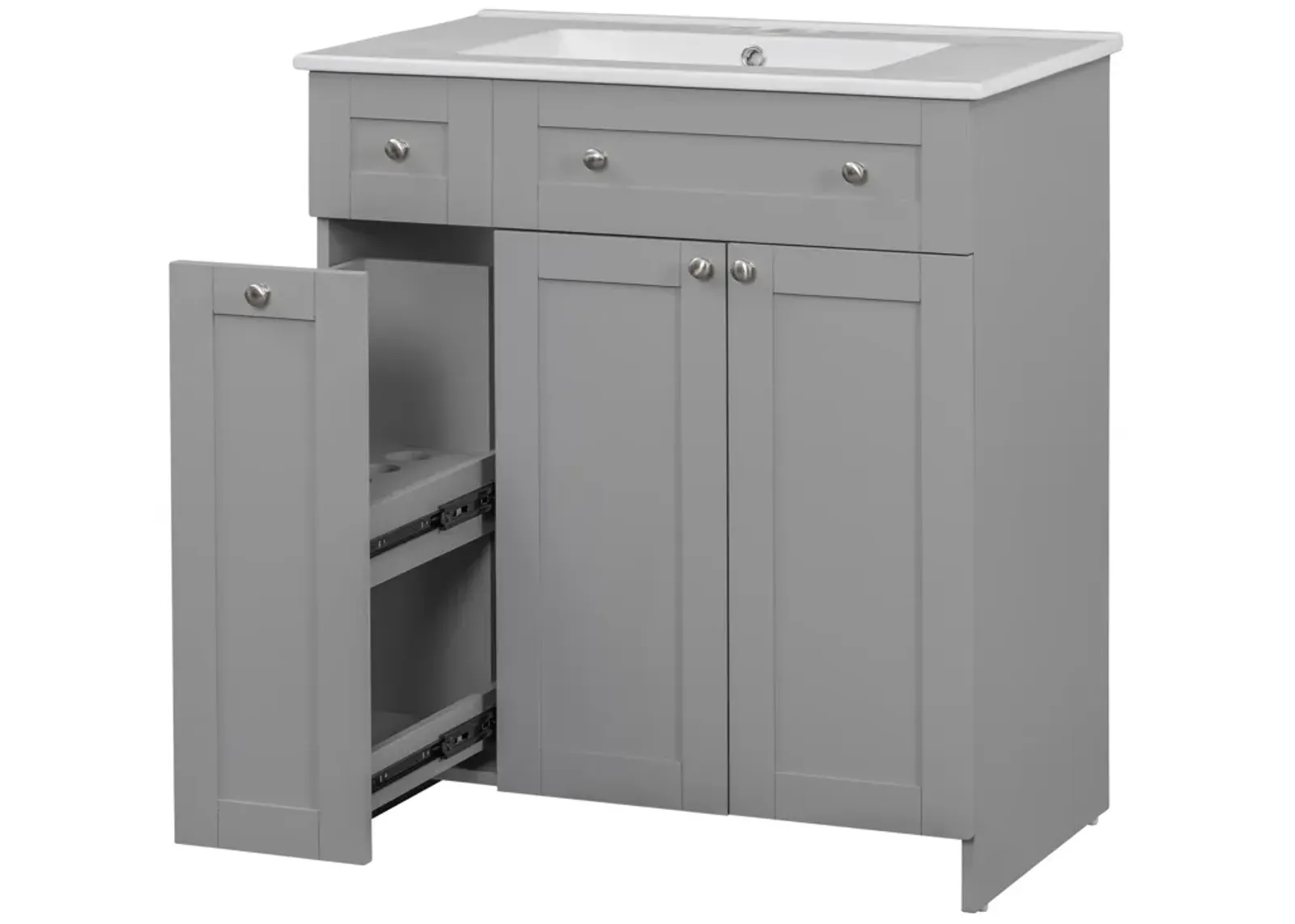 Merax Bathroom Vanity with Ceramic Sink