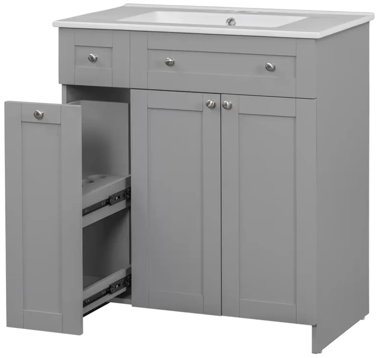 Merax Bathroom Vanity with Ceramic Sink