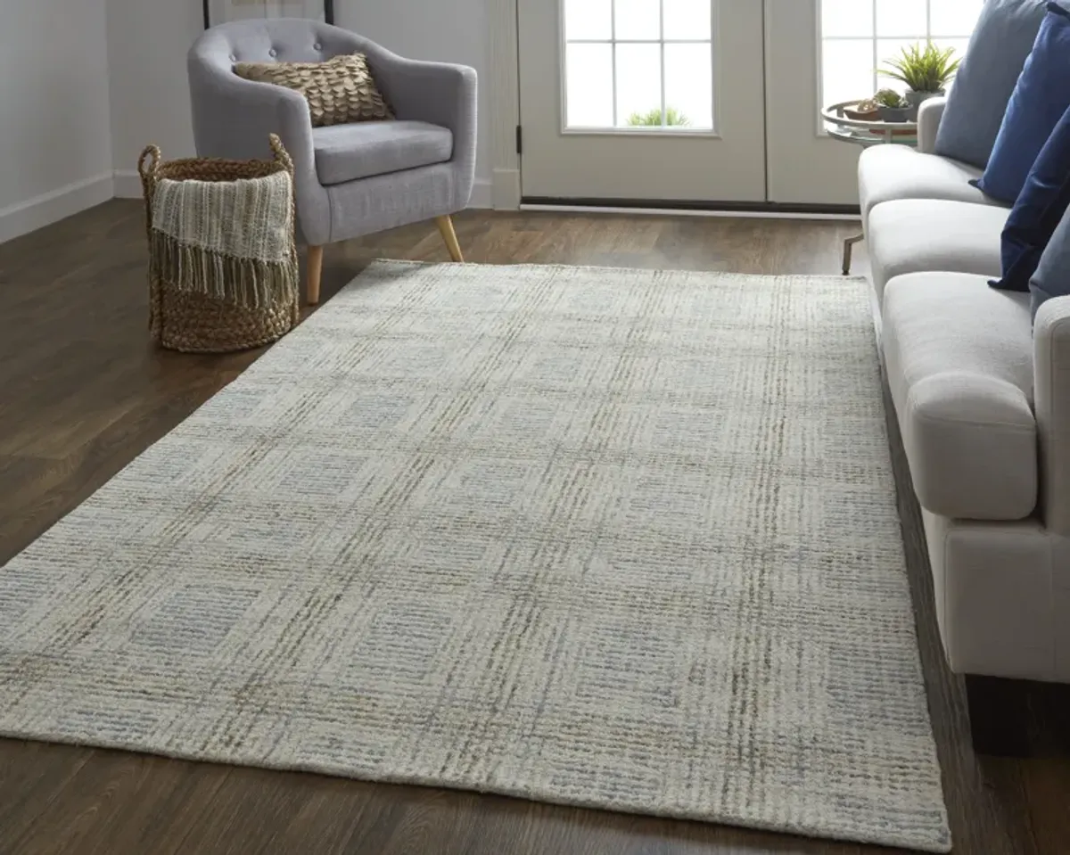 Belfort 8668F Ivory/Gray/Tan 5' x 8' Rug