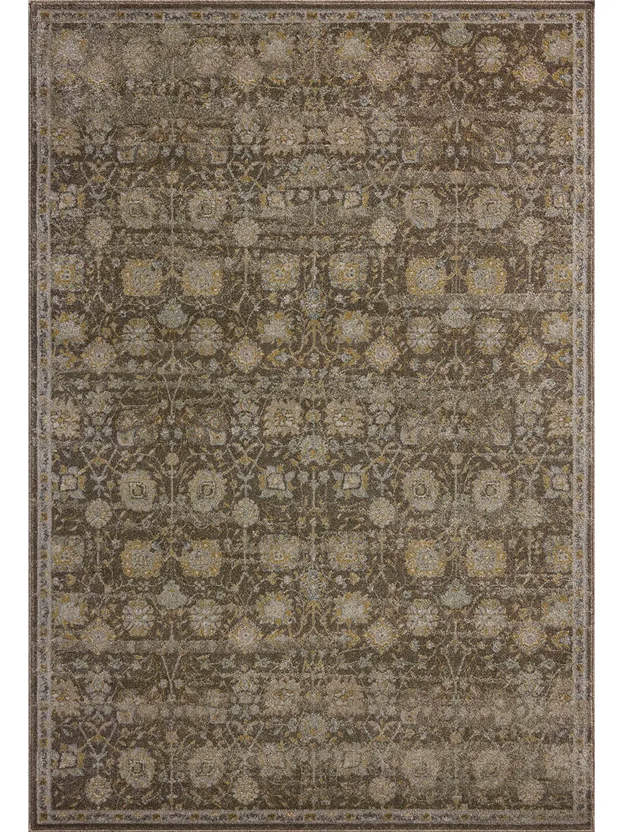 Mona Bark/Natural 3'7" x 5'7" Accent Rug by Magnolia Home by Joanna Gaines x Loloi