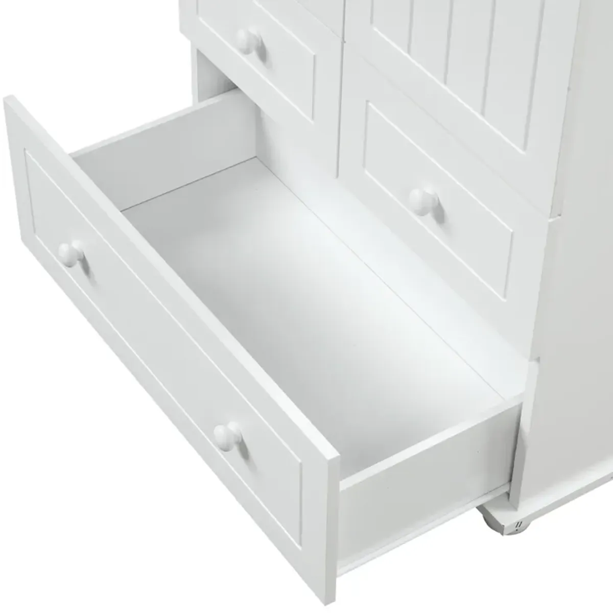 Merax Bathroom Storage Cabinet with Three Drawers