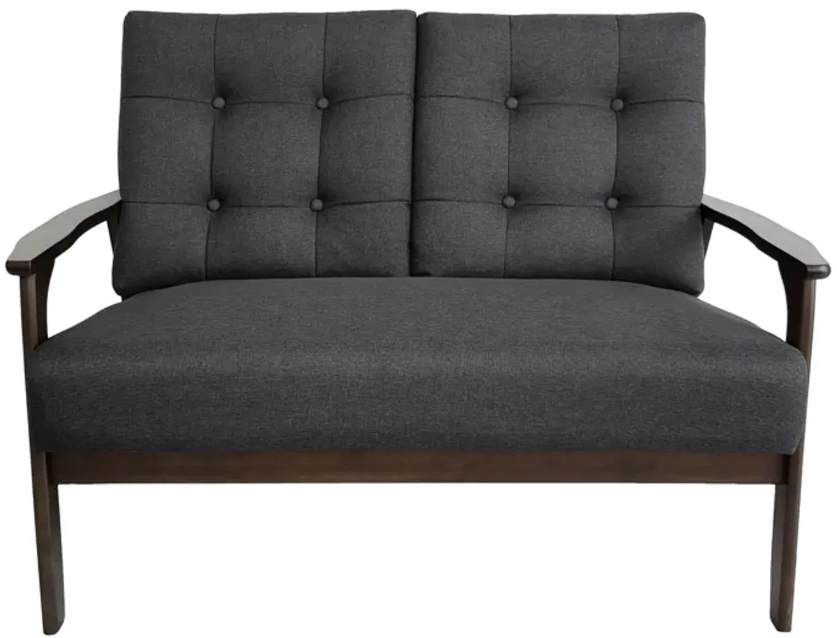 Merax Tufted Loveseat Sofa Accent Sofa