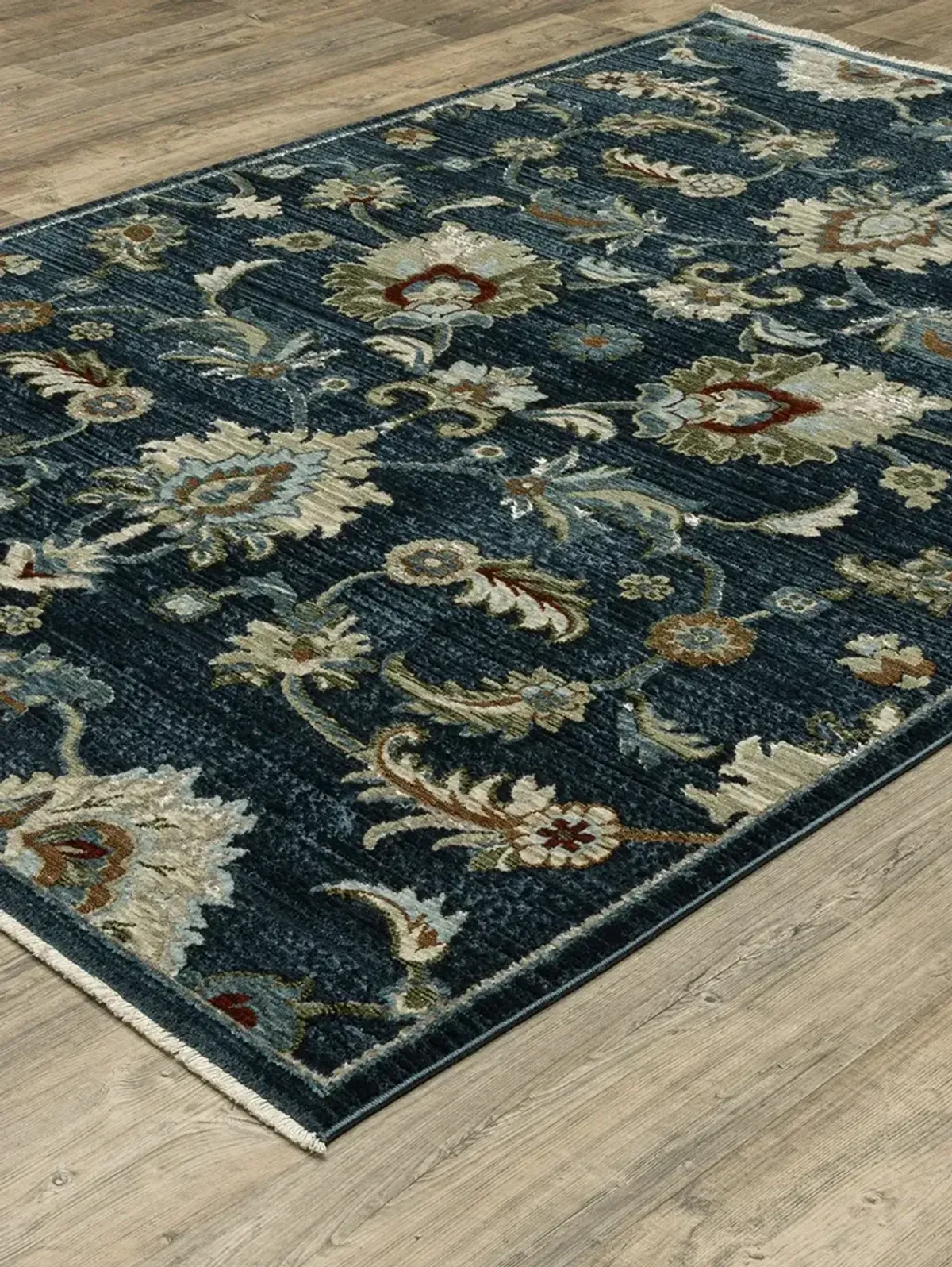 Capella 2'3" x 7'6" Blue Rug