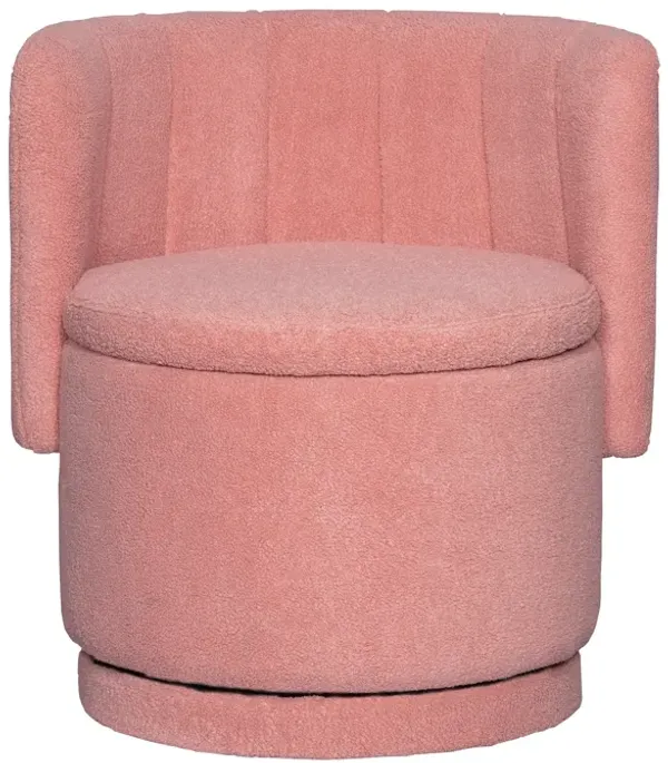 Merax Swivel Boucle Sofa Chair with Storage for Bedroom and Living Room