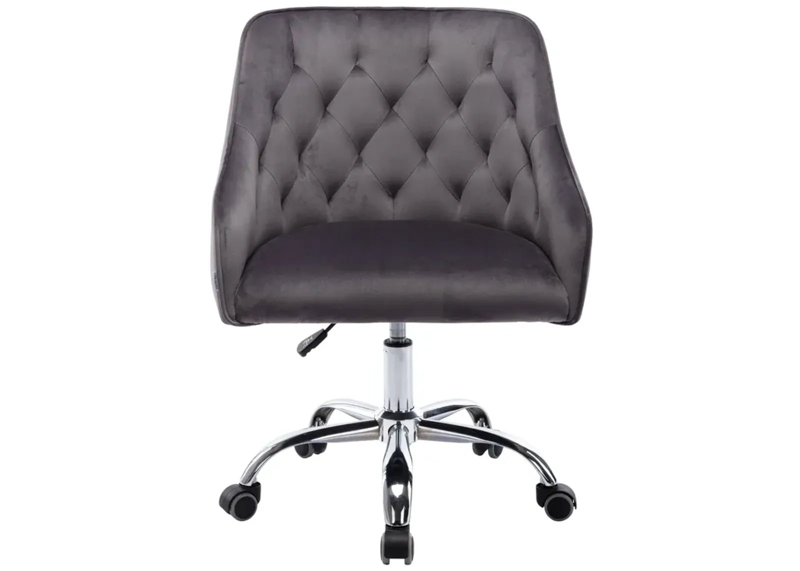 MONDAWE Velvet Cute Computer Chair, Wheels Swivel Height Adjustable Swivel Task Chair for Home Office