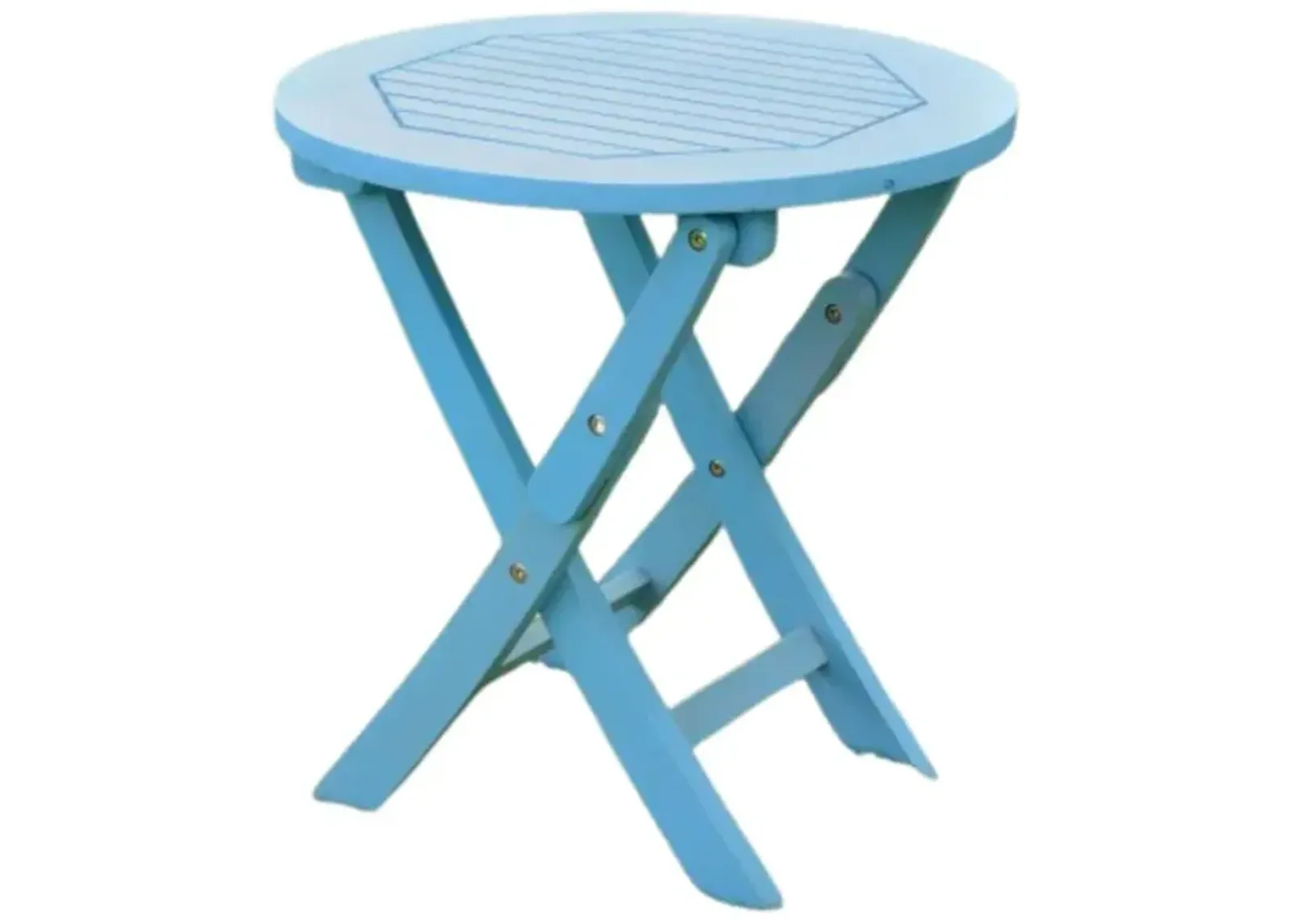 Acacia Round Folding Table