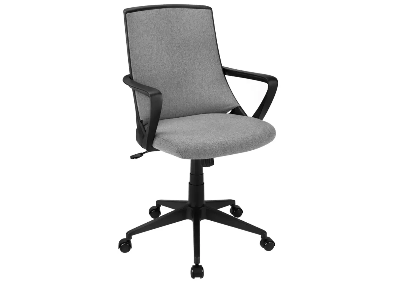 Monarch Specialties I 7297 Office Chair, Adjustable Height, Swivel, Ergonomic, Armrests, Computer Desk, Work, Metal, Mesh, Black, Grey, Contemporary, Modern