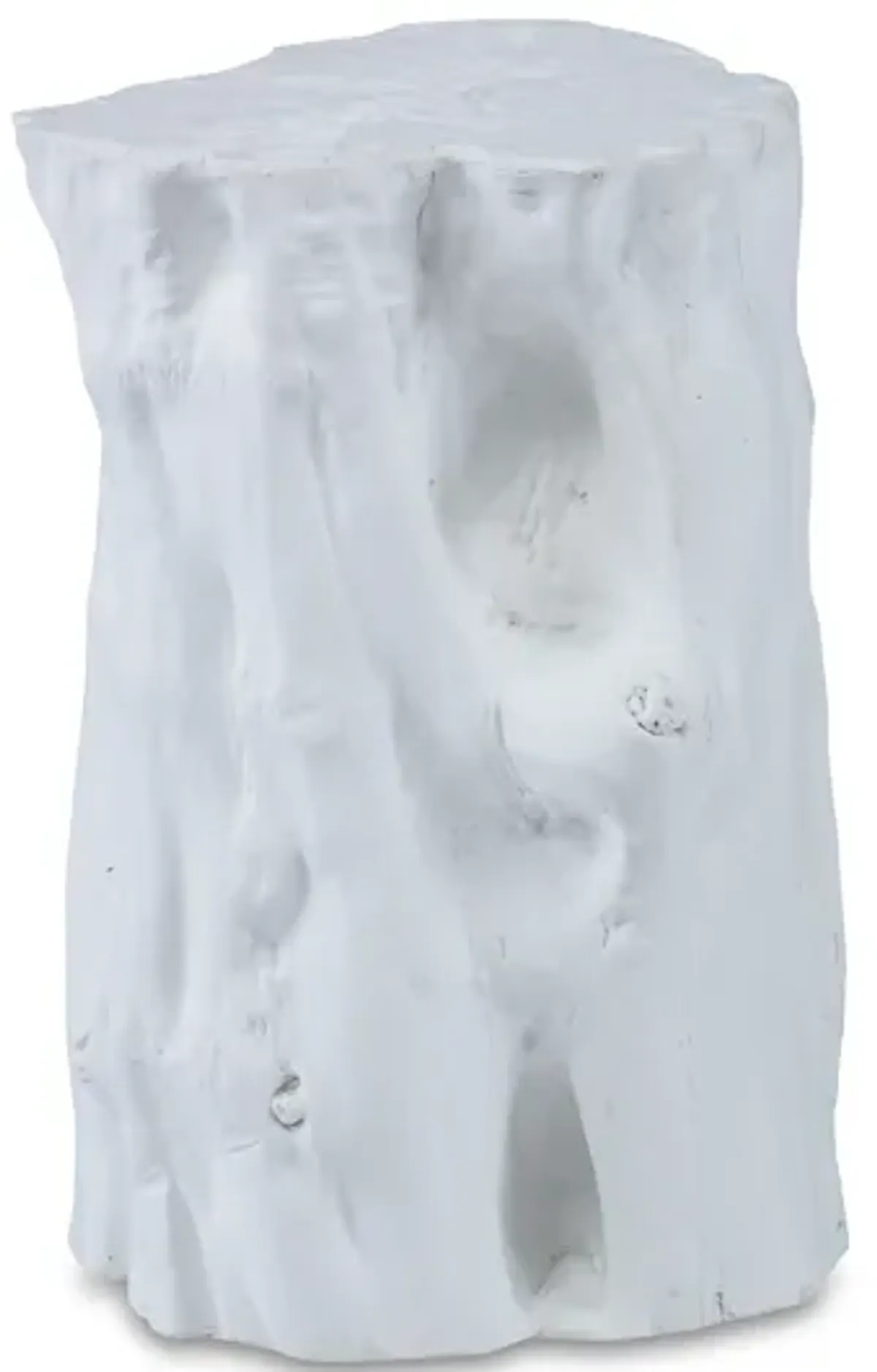 Outdoor Side Table (White)