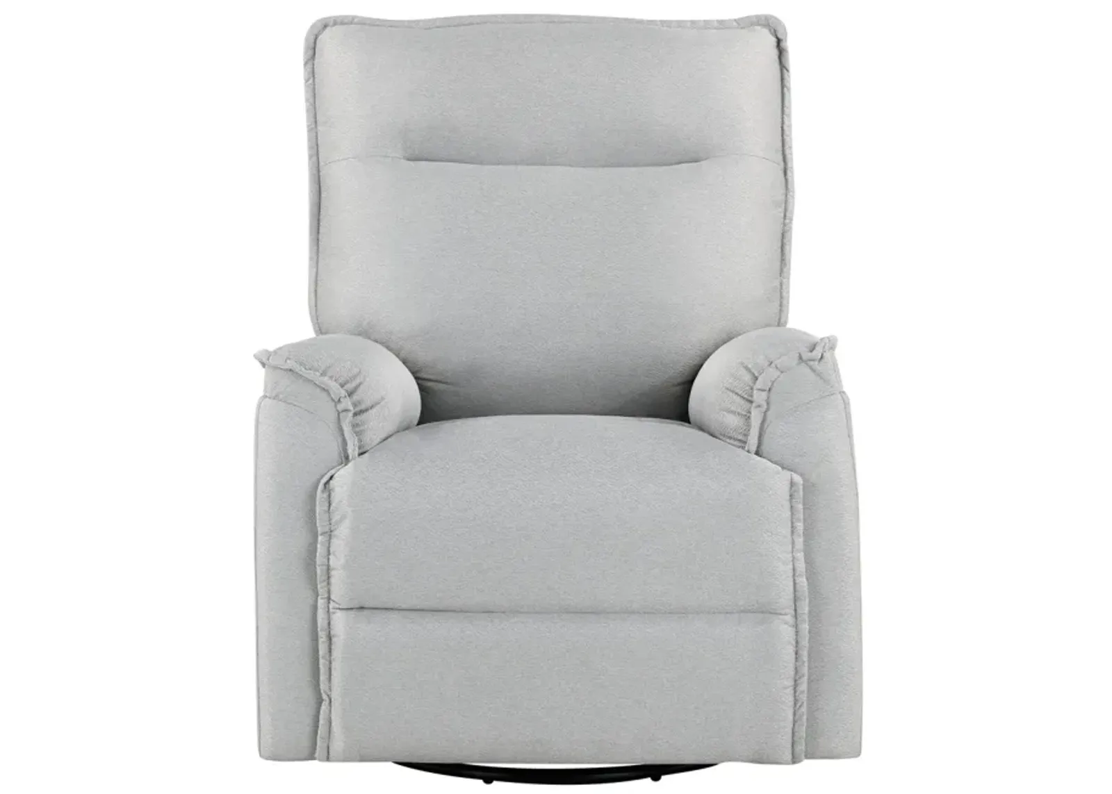 360 Degree Swivel Recliner Manual Recliner Chair Theater Recliner Sofa For Living Room, Grey