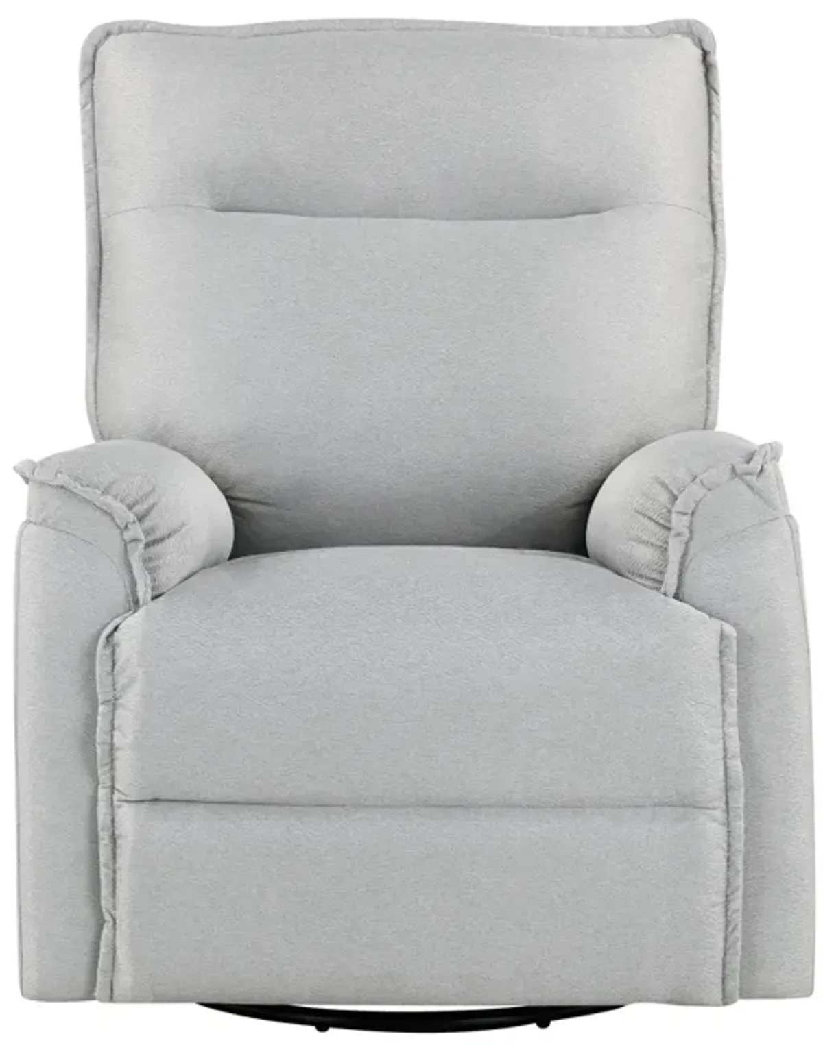 360 Degree Swivel Recliner Manual Recliner Chair Theater Recliner Sofa For Living Room, Grey