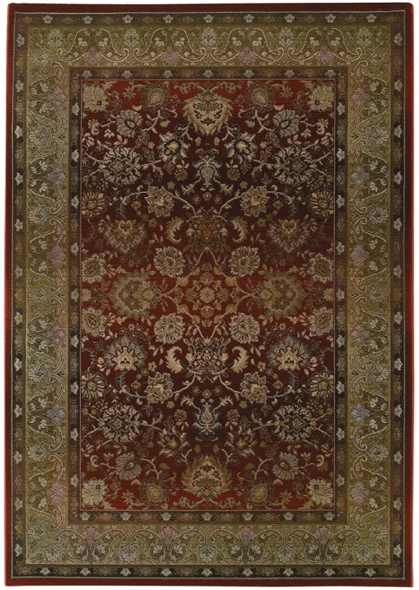 Generations 2'7" x 9'1" Red Rug