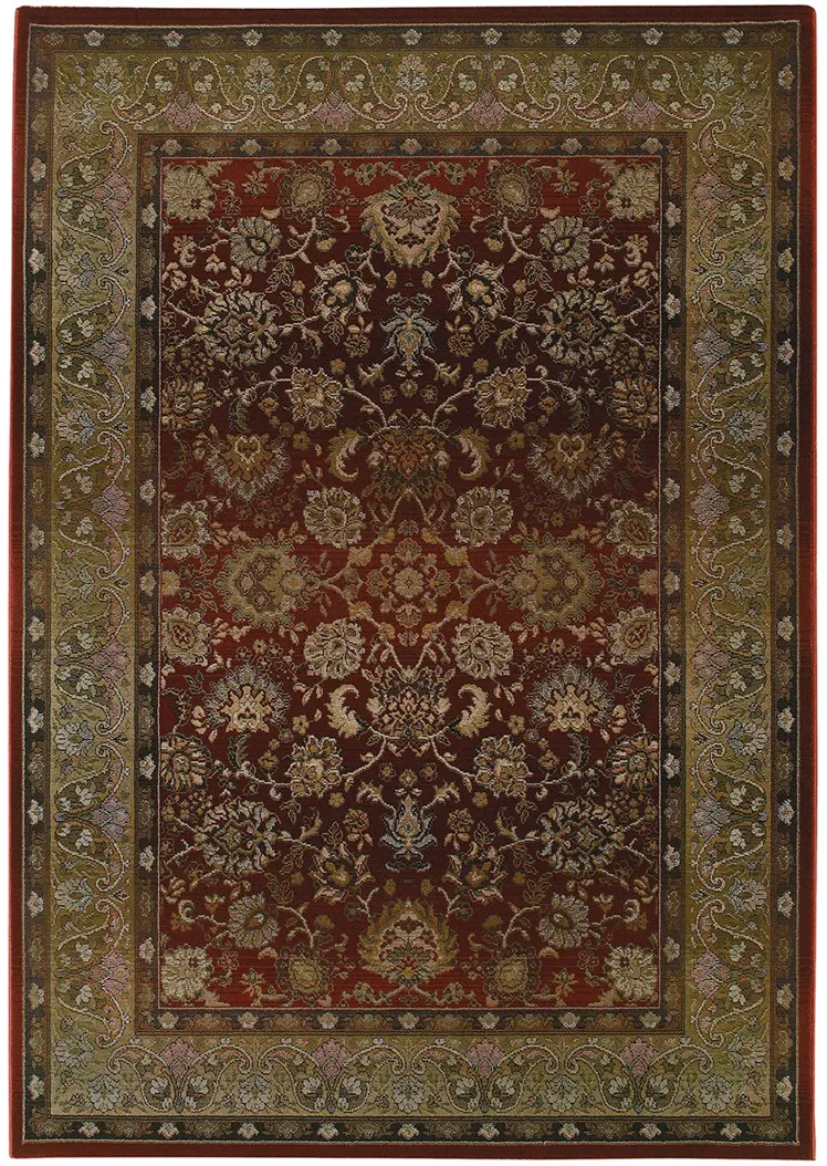 Generations 2'7" x 9'1" Red Rug