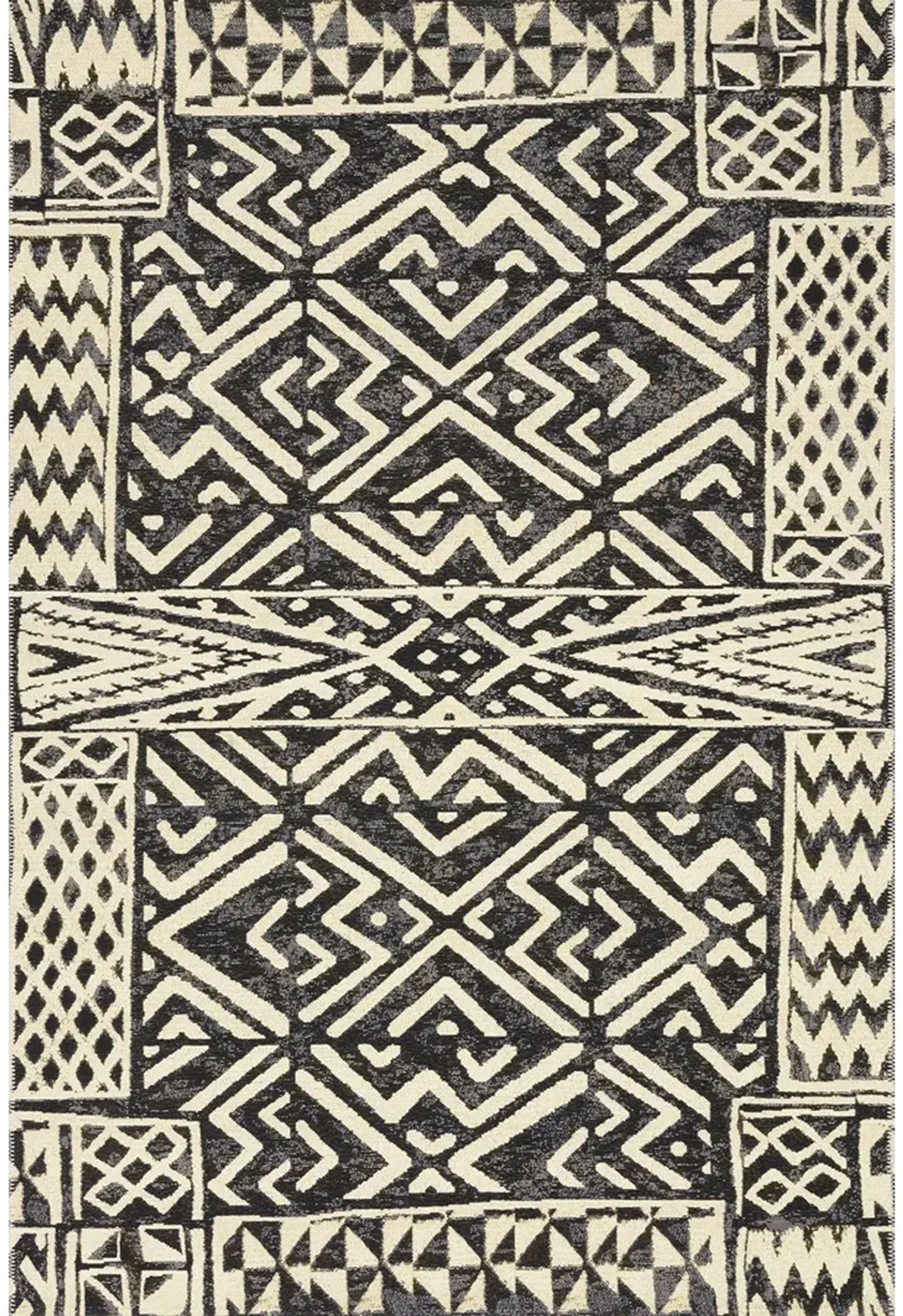 Mika Ivory/Black 10'6" x 13'9" Rug