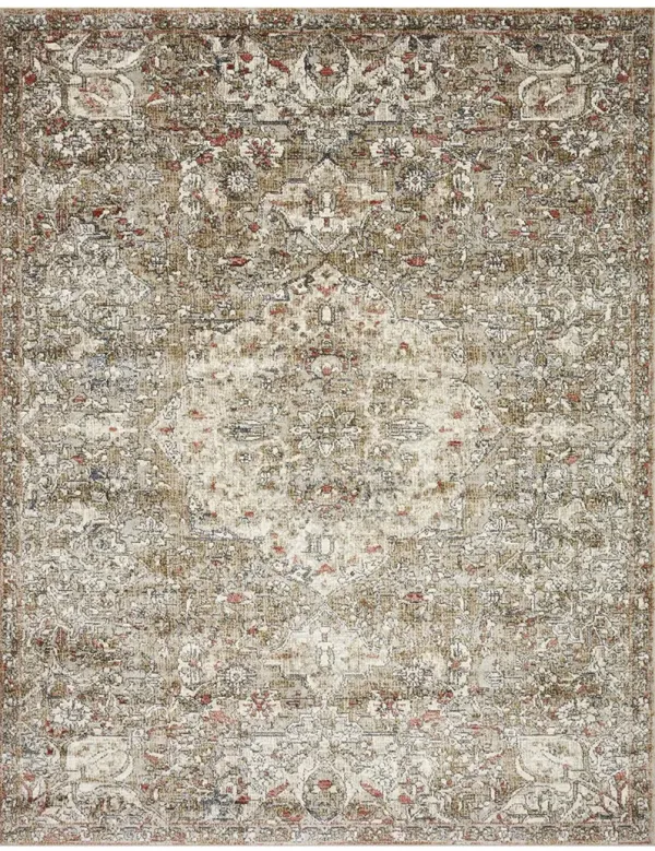 Saban SAB07 Straw/Beige 7'10" x 10' Rug by Loloi II