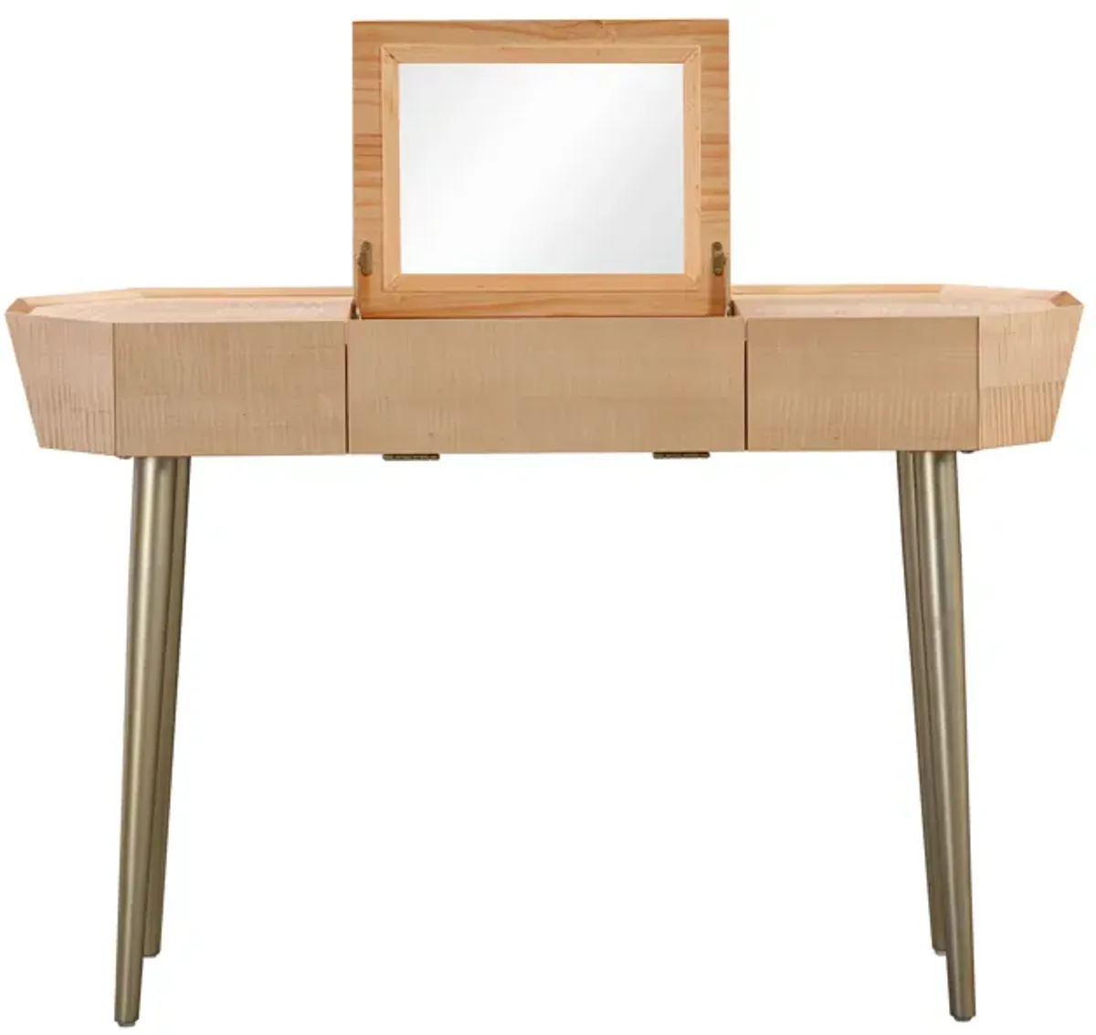 Sadie Natural Maple Vanity Desk