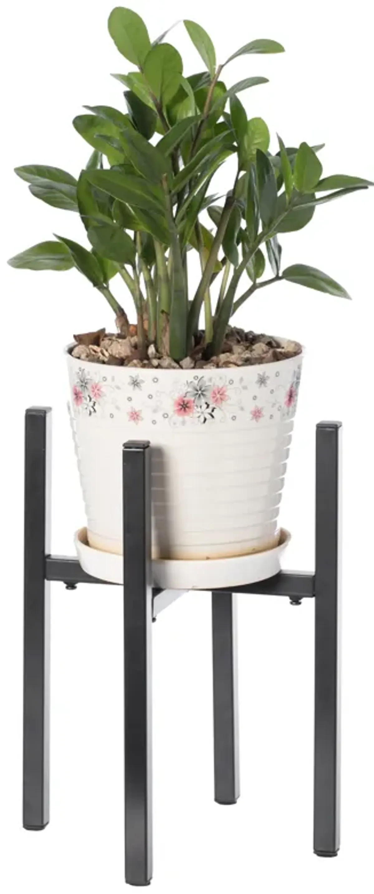 Adjustable Metal Plant Holder, Flower Pot Stand Expands from 9.5- 14.5 Inches