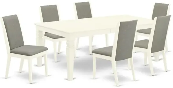 Dining Room Set Linen White