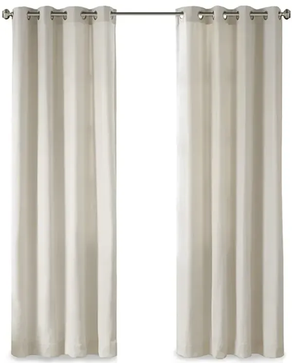 Gracie Mills Zephyrine Grommet Top Curtain Panel - 50x63"